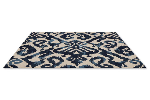 Vloerkleed Sanderson Kasuri Indigo Outdoor 140x200 cm - vtwonen shop