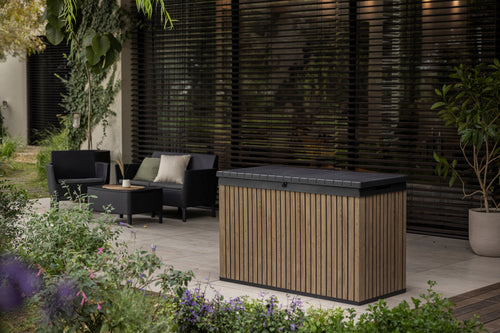 Keter Venetian Opbergbox - 670L - 142,5x65,3x89,5cm - Bruin - vtwonen shop