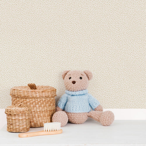 Sanders & Sanders behang stippen beige - 53 cm x 10.05 m - 640662