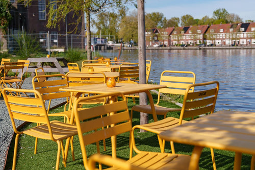 MaximaVida metalen tuinset Max okergeel 80 cm - vtwonen shop