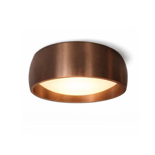 Artdelight plafondlamp Montana - 1 lichts - 15  x 5   cm - brons