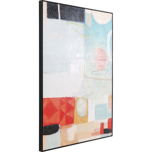 Kare Design Schilderij Allegro Circles 90x120cm