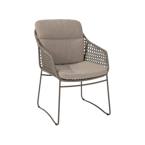 4 Seasons lounge dining stoel Moretti bruin