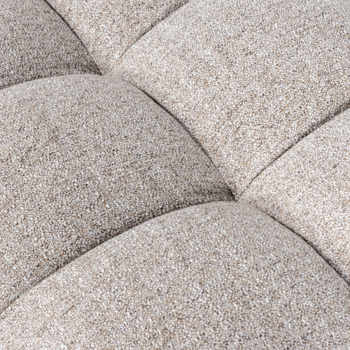 WOOOD hocker Allure - Geweven Stof - Naturel Melange