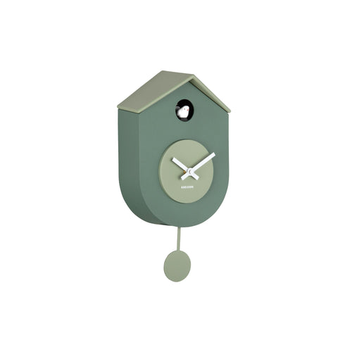 Karlsson wandklok Grato Cuckoo - groen - 9.2x17.5x33.2cm - vtwonen shop