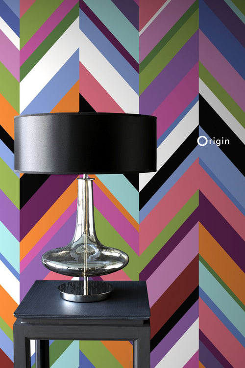 Origin Wallcoverings XXL behang zigzag motief meerkleurig - 50 x 900 cm - 357205 - vtwonen shop