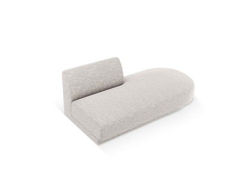 Micadoni Module Miley 2-zits, structurele stof geld - 90x158x70cm