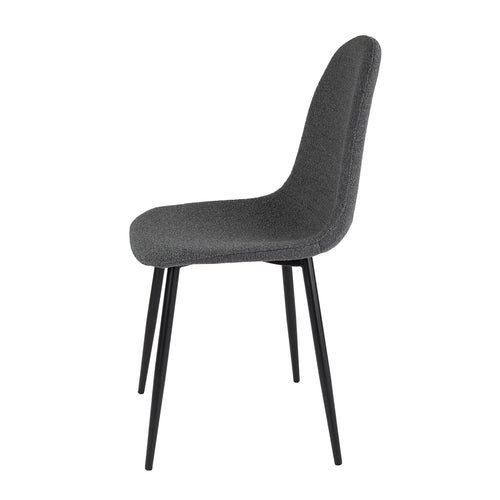 Kick eetkamerstoel Mees - Donkergrijs - vtwonen shop