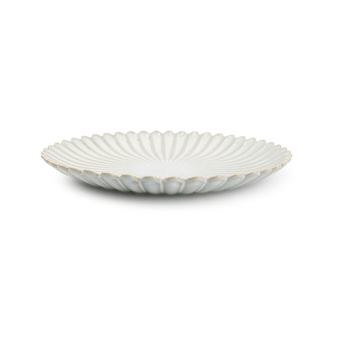 S|P Collection - Plat bord 25cm nuance white Lotus - Set van 4 - vtwonen shop