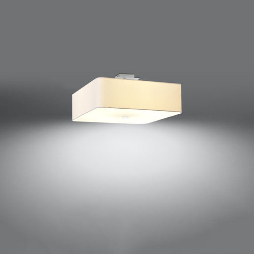 Sollux Lighting Plafondlamp LOKKO 45 wit - 45x45x25cm
