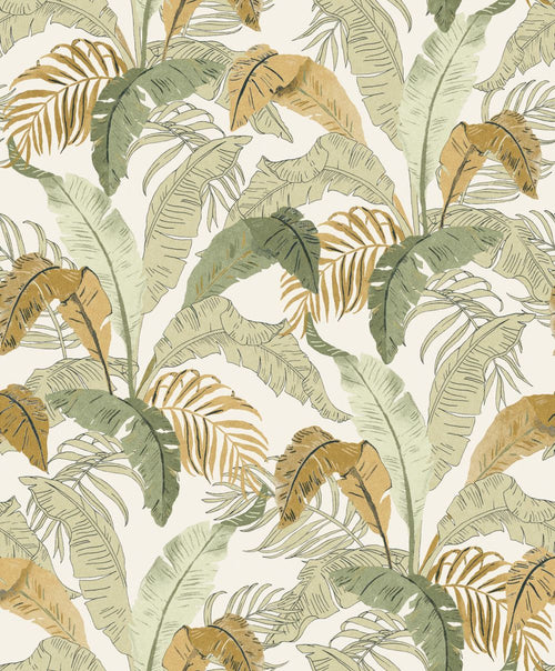 Masureel behang bladeren groen - 53 cm x 10.05 m - 631960 - vtwonen shop