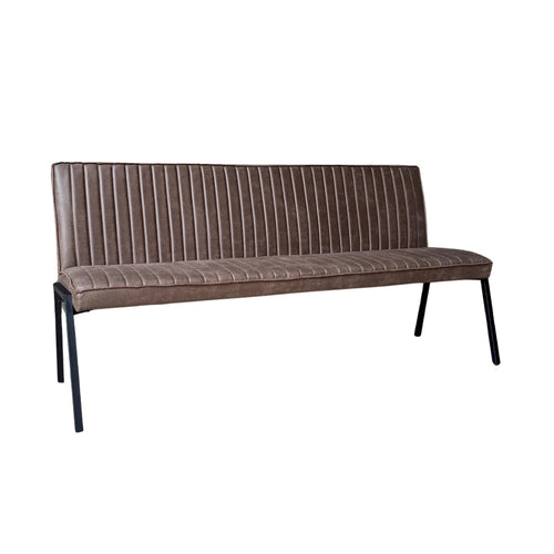 Starfurn Eetkamerbank Tivoli - Bruin Leer - 185x56x88cm