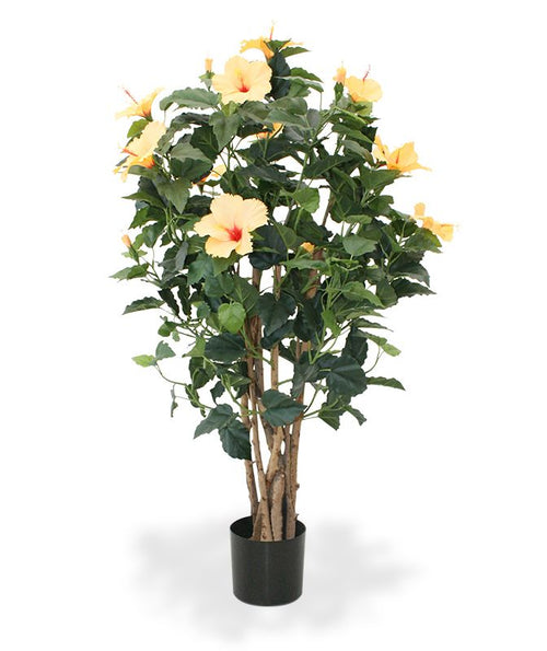 Maxifleur Hibiscus deluxe 100cm - oranje