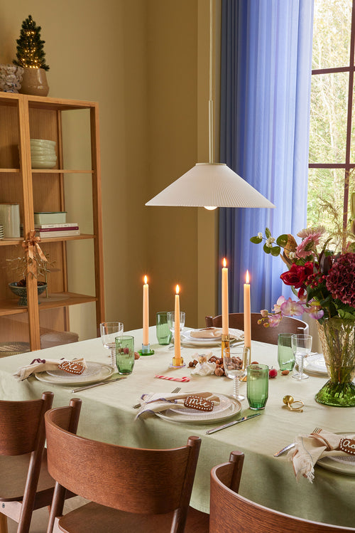 Hübsch hanglamp Solid - glas/ijzer - ø44xh34cm, e27