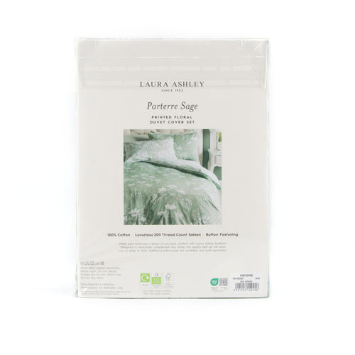 Laura Ashley Dekbedovertrek tweepersoons incl. 2 kussenslopen Parterre Sage 200cm x 200cm - vtwonen shop