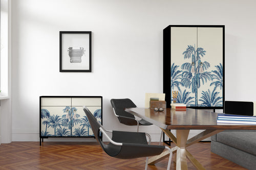 Kast dressoir met 2 deuren van MDF met tropisch patroon - vtwonen shop