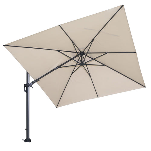 Hawaii parasol - 300x300 cm - carbon black - ecru - vtwonen shop