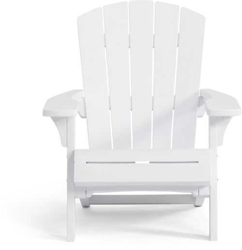 Keter Troy Adirondack Tuinstoel - 85x80x96,5cm - Wit