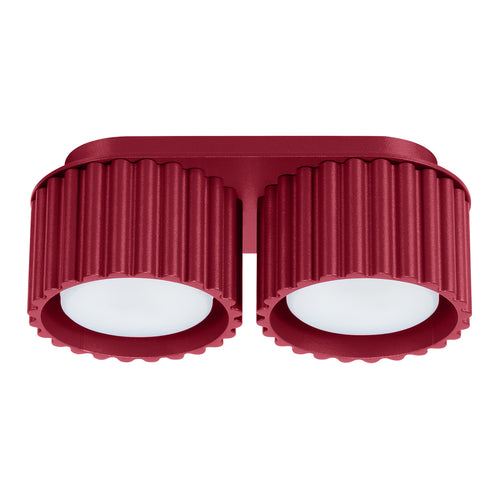 Sollux Lighting Plafondlamp AURA 2 bordeaux Gx53 - 21x10x12cm