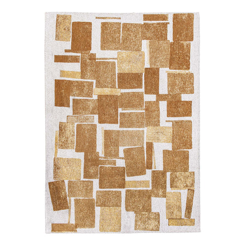 Louis De Poortere vloerkleed Nuggets - geel - 80x150cm - vtwonen shop