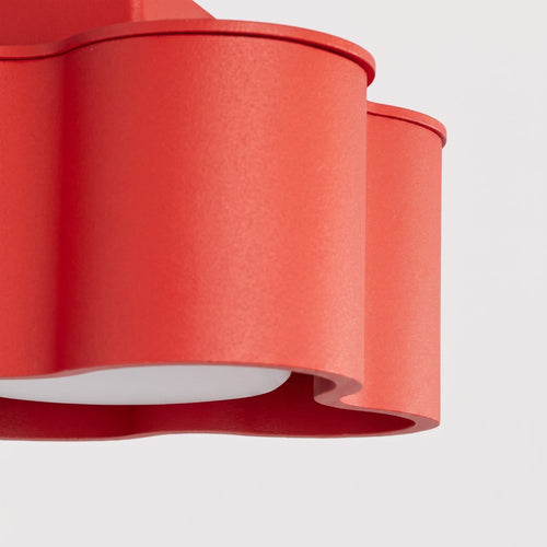 Sollux Lighting Plafondlamp OVIO 2 rood Gx53 - 24,5x12x8cm