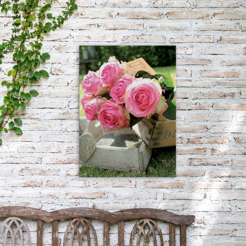 Art for the Home Buitencanvas - Romantische Rozen - 70x50cm