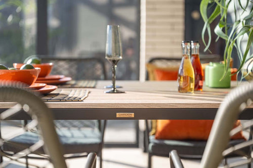 5-delige tuinset Dido tuinstoelen zachtgroen - Vigo tafel - vtwonen shop