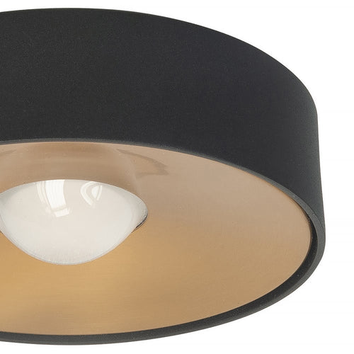 Highlight plafondlamp Bright - 1 lichts - 15  x 4.5   cm - zwart goud - vtwonen shop