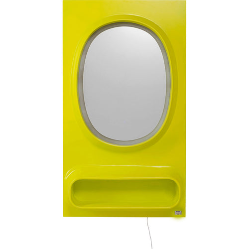 Kare Design Spiegel Aero LED 141x80cm groen