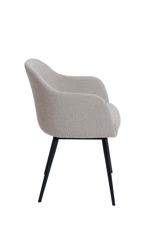 Light & Living eetkamerstoel LEONE - 59x58.5x82cm - bruin - Set van 2 - vtwonen shop