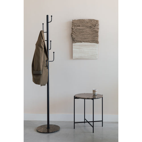 Housecraft Living Baz staande kapstok met voet van marmer Beige - vtwonen shop