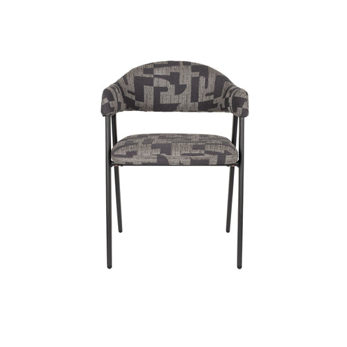 Dutchbone Miyo Eetkamerstoelen Donkerbruin - Set van 1