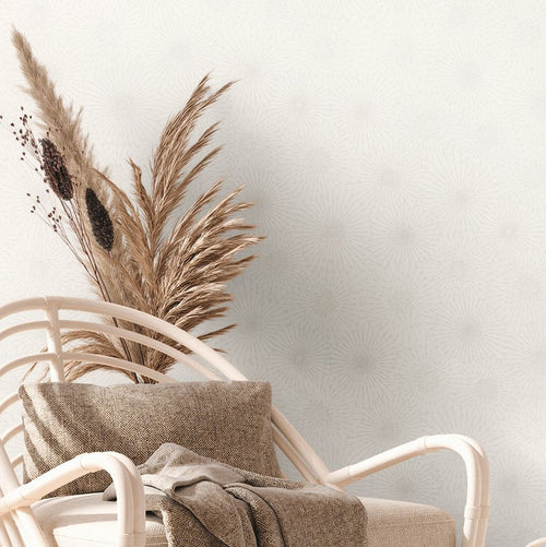 A.S. Création behang terrazzo crème, beige en goud - 53 cm x 10.05 m - AS-388184 - vtwonen shop