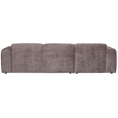 WOOOD chaise longue links Cloud - Chenille - Taupe - 80x280x165 cm - vtwonen shop