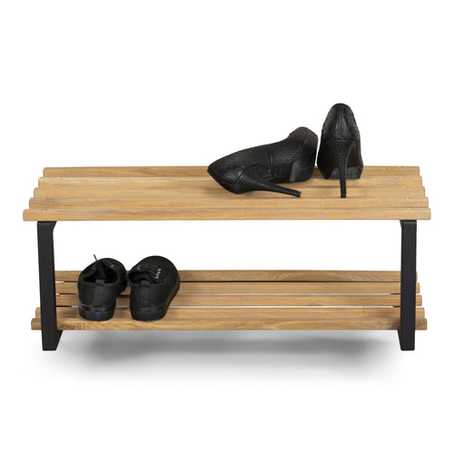 Spinder Design schoenenrek Rizzoli / Marco - Zwart / Eiken - 6 paar schoenen - vtwonen shop