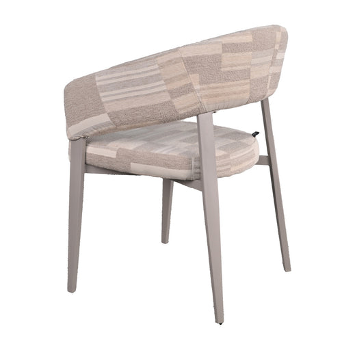 DÉJA Living Eetkamerstoel Malmö - Greige Stof - Set van 2 - vtwonen shop