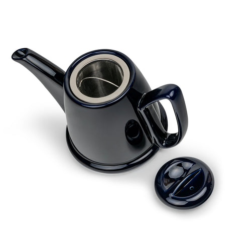 Bredemeijer - Theepot jubileum Cosy Manto 1,0L blauw/tulp - Limited Edition - vtwonen shop