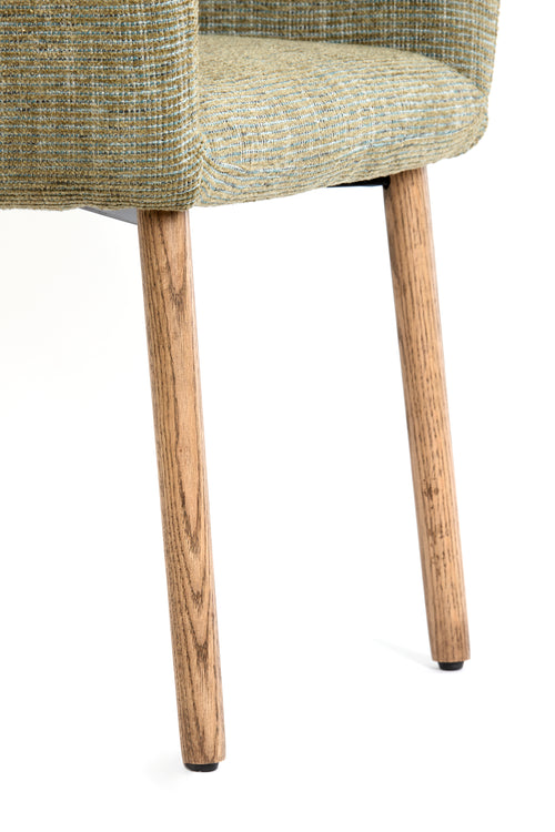 Light & Living eetkamerstoel BLAINE - 56x62.5x76.5cm - groen - Set van 2 - vtwonen shop