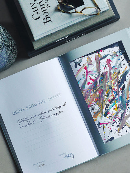 Printworks Frame Boek - Great Art - Tekenmap - Grijs
