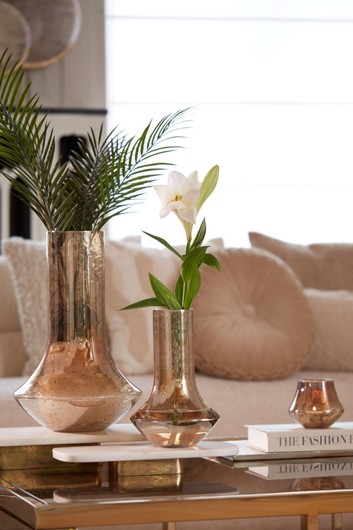 Light & Living vaas LEANNA - Ø25x40cm - oranje - vtwonen shop