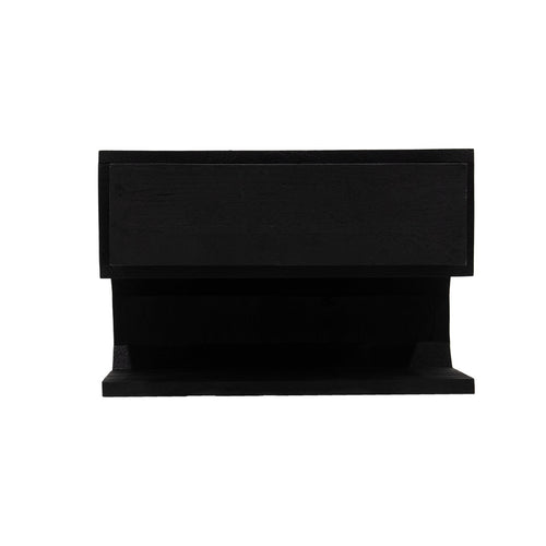 Giga Meubel Nachtkastje Malma - Zwart - Mangohout - 45x30x30cm - vtwonen shop