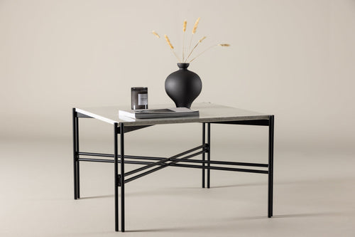 Rebellenclub Salontafel Voldby - 75 x 75 cm - wit Terrazzo - vtwonen shop