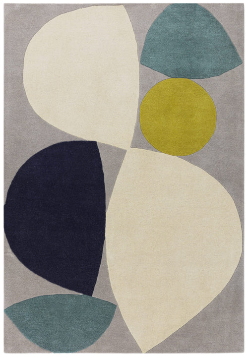 Vloerkleed Easy Living Reef RF25 Mid Century Teal 120x170 cm - vtwonen shop