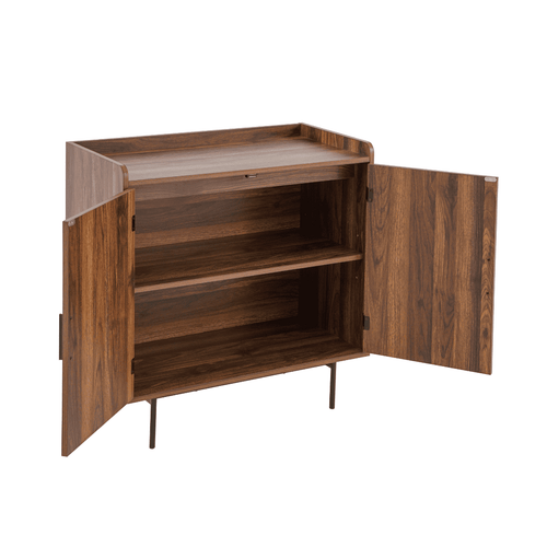 Calicosy - JETSON Dressoir 2 deuren - Donker hout - 39,5x80x79 cm