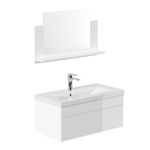 Home Deluxe Badkamermeubel WANGEROOGE GROOT Wit M
