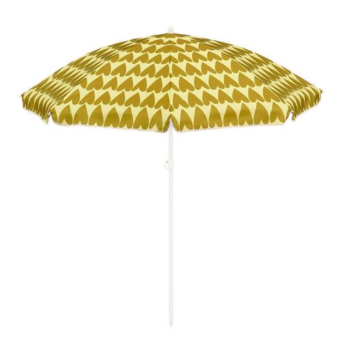 Mica Decorations Heart Strandparasol - H180 x Ø160 cm - Bruin