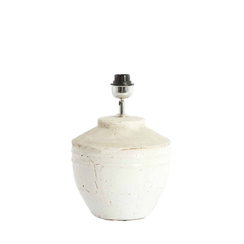 Light & Living lampvoet Toba - wit - Ø25cm