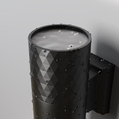 Maytoni Outdoor - Wandlamp Bowery - Zwart - Ø6,5 - vtwonen shop