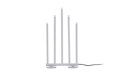 Rebellenclub Tafellamp Borga - Mat silver - vtwonen shop