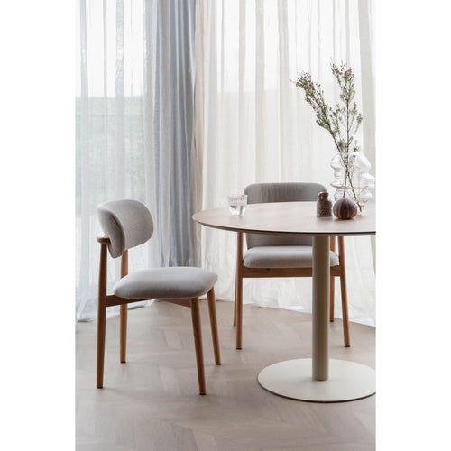 Housecraft Living Elle Eetkamerstoelen Beige - Set van 2